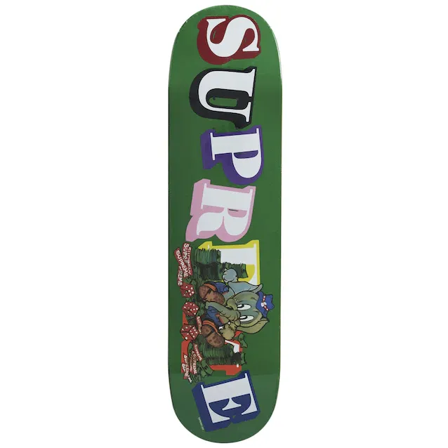 Supreme Elephant Skateboard Deck Green