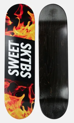 SWEET SKTBS Skateboard - Official Fire 8.25