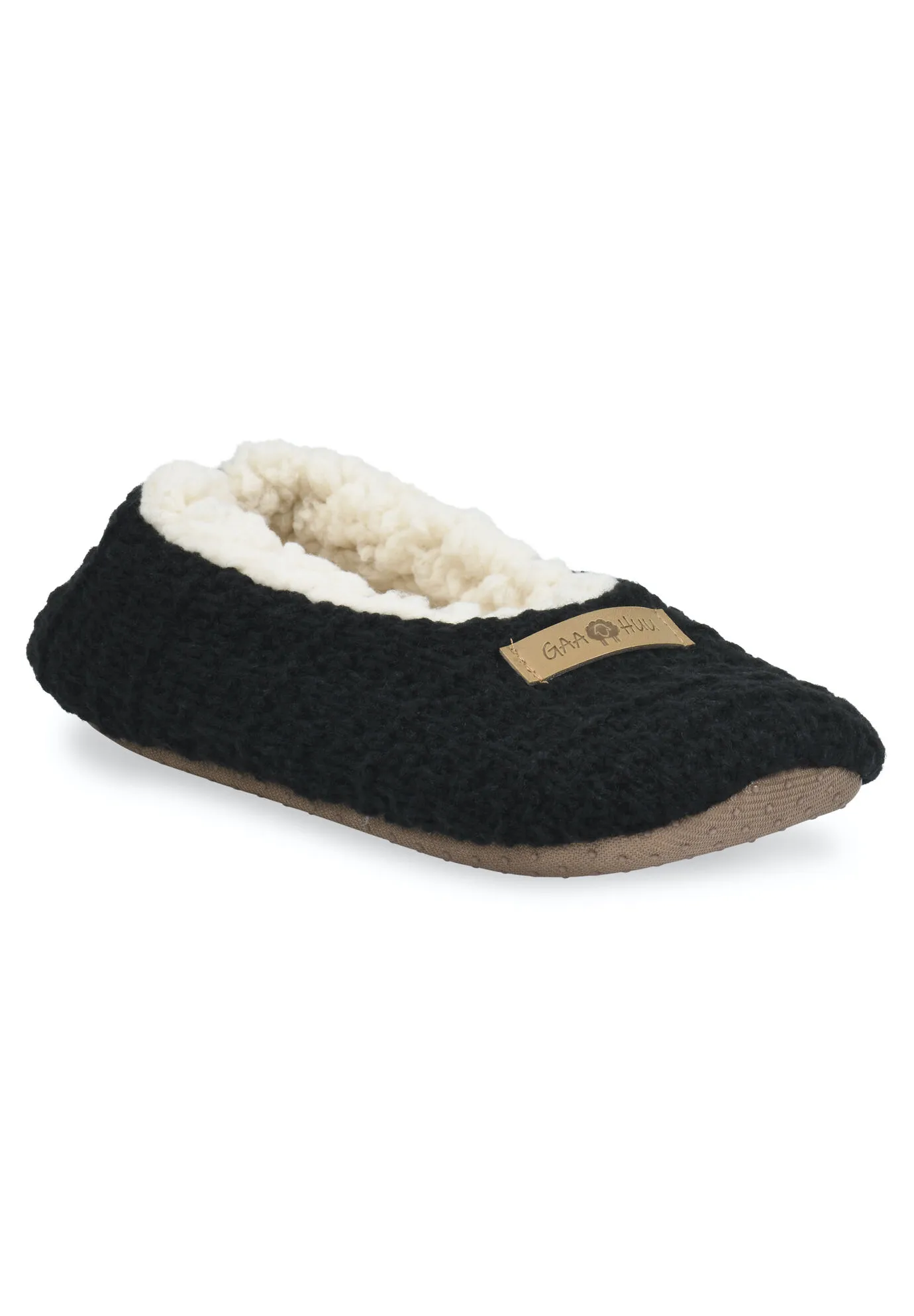 Textured Knit Ballerina Slipper