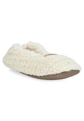 Textured Knit Ballerina Slipper