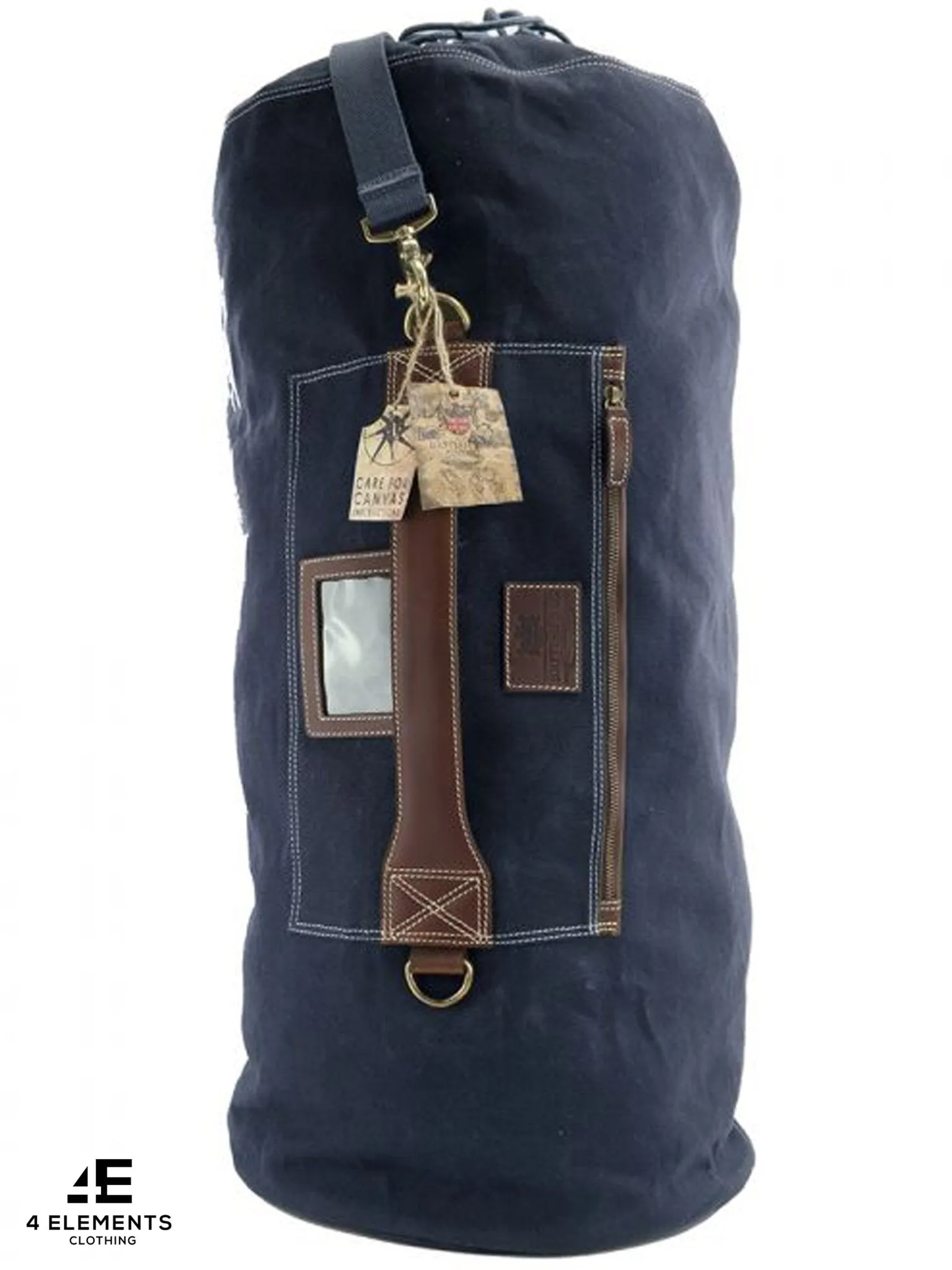 The British Bag Company - Navigator Khaki Waxed Canvas Kit Bag