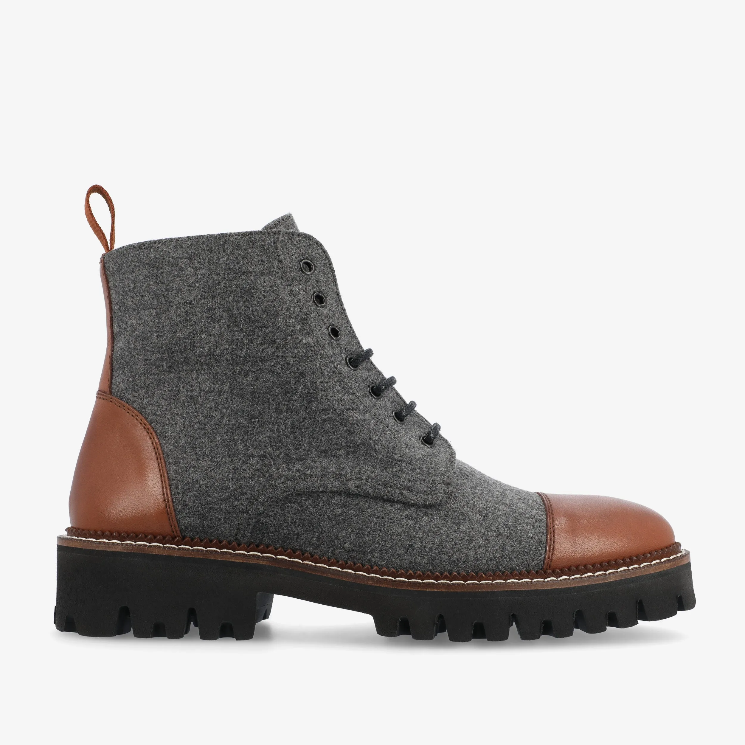 The Jill Boot in Grey/Brown