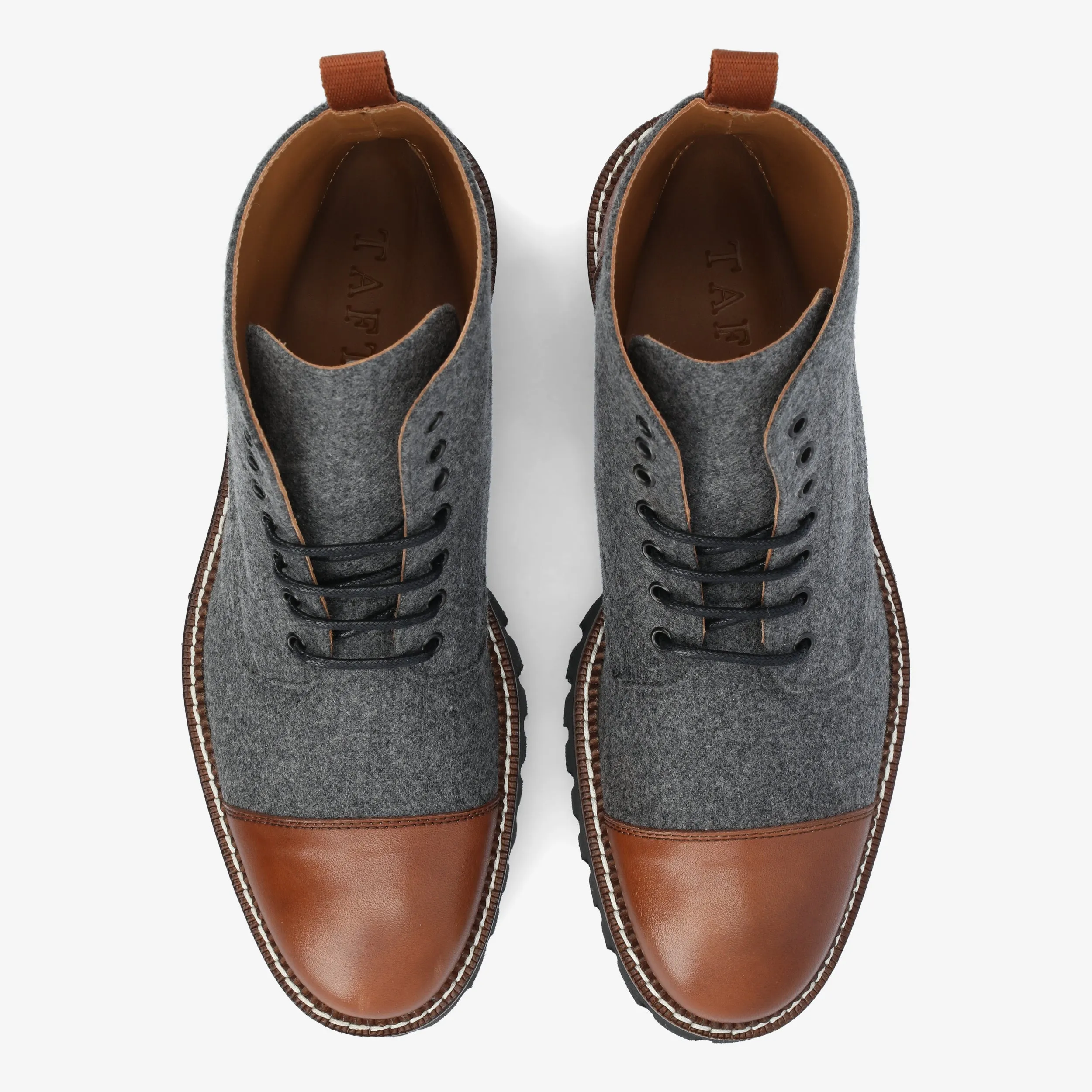 The Jill Boot in Grey/Brown