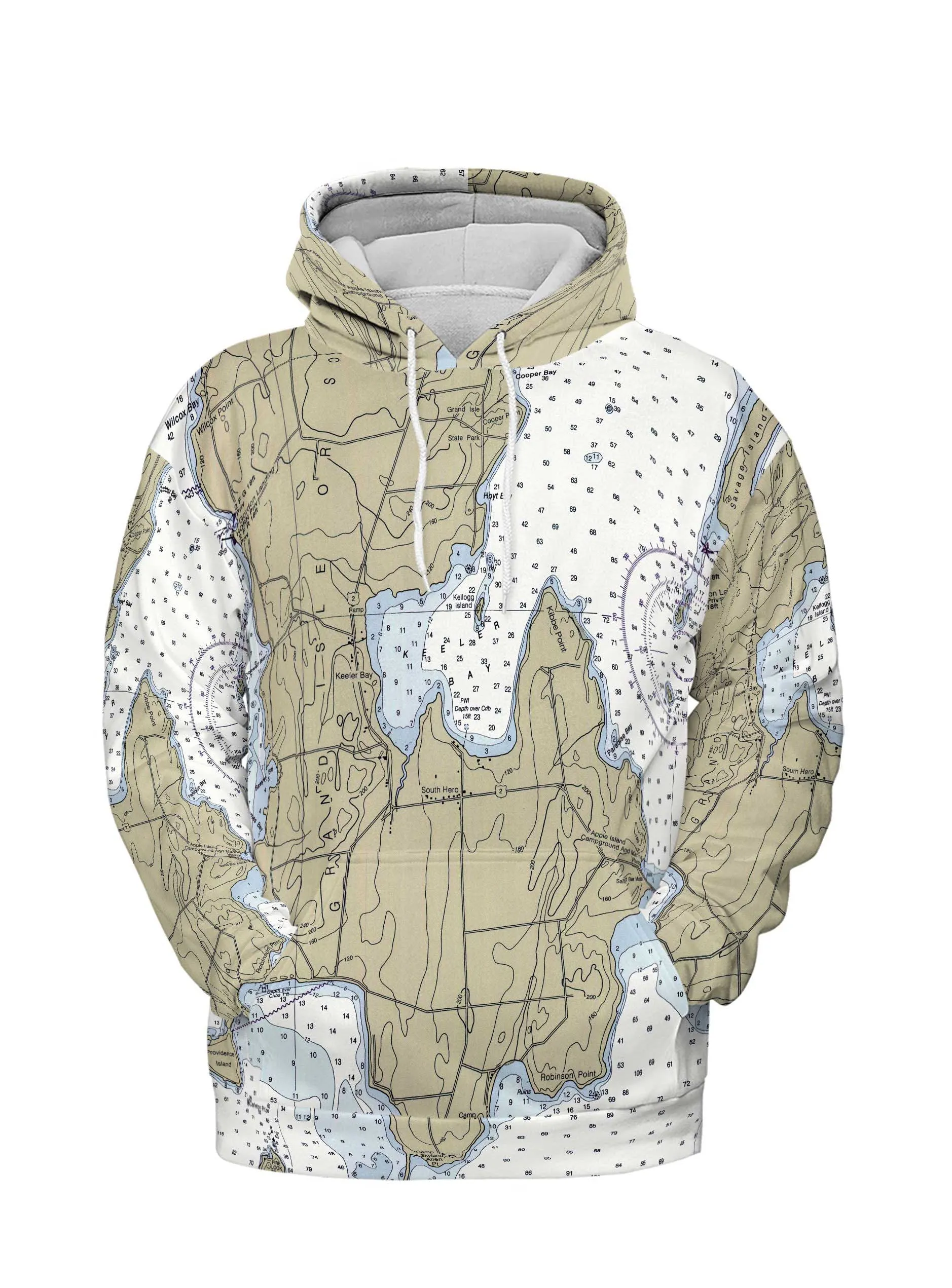 The Lake Champlain - Keeler Bay Lightweight Hoodie Sweatshirt