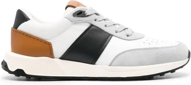 Tod's panelled leather sneakers White