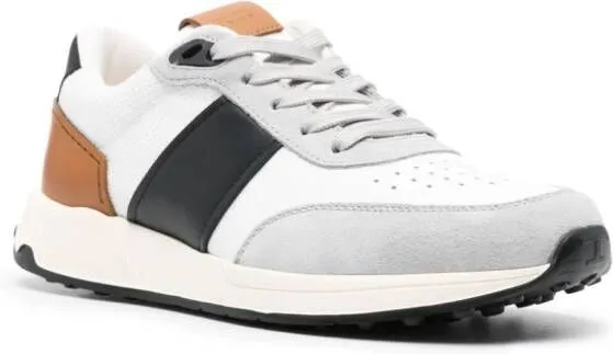 Tod's panelled leather sneakers White