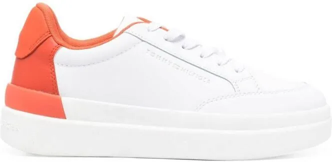 Tommy Hilfiger two-tone platform sneakers White