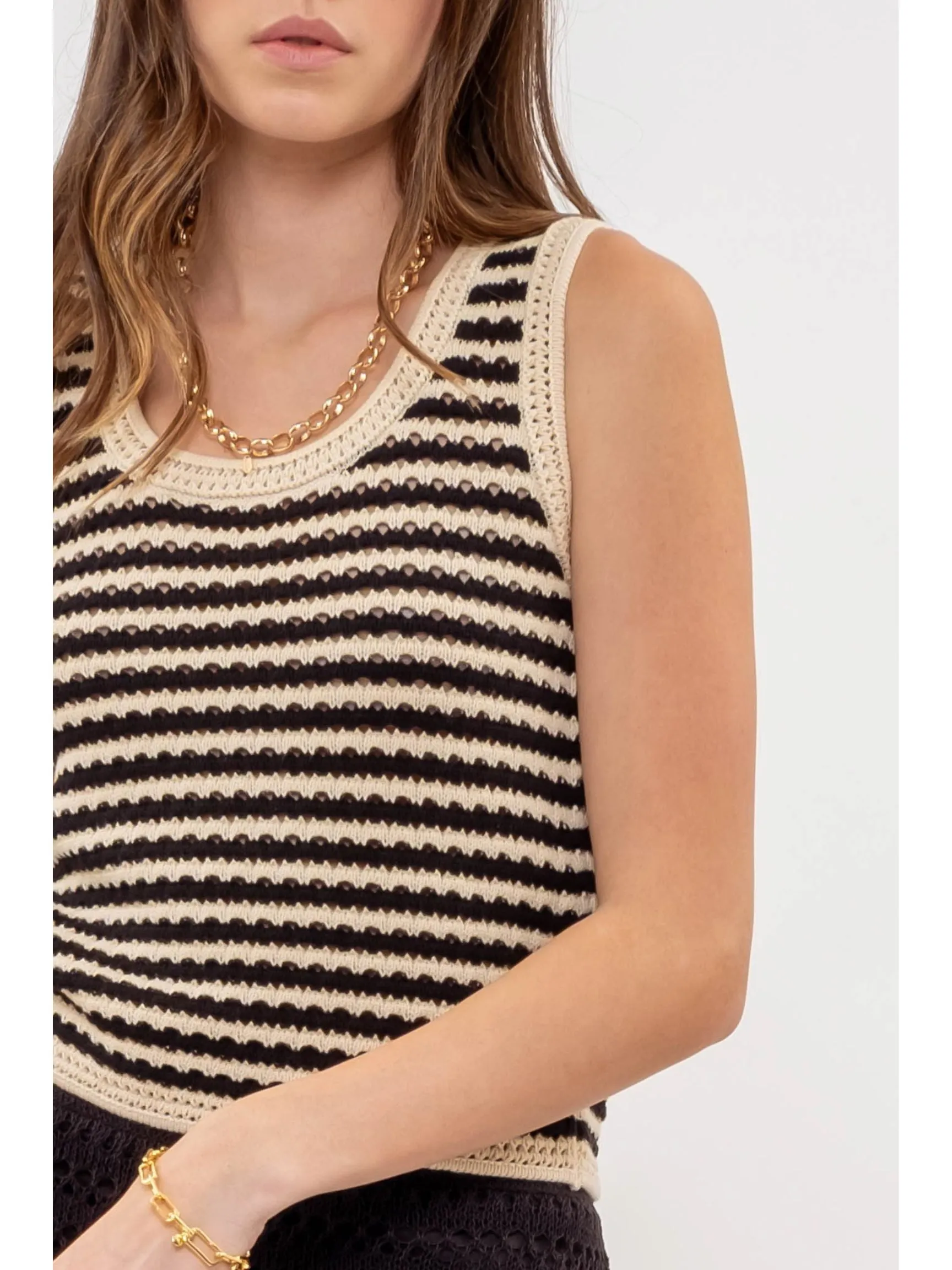 Topanga Girl Crochet Tank