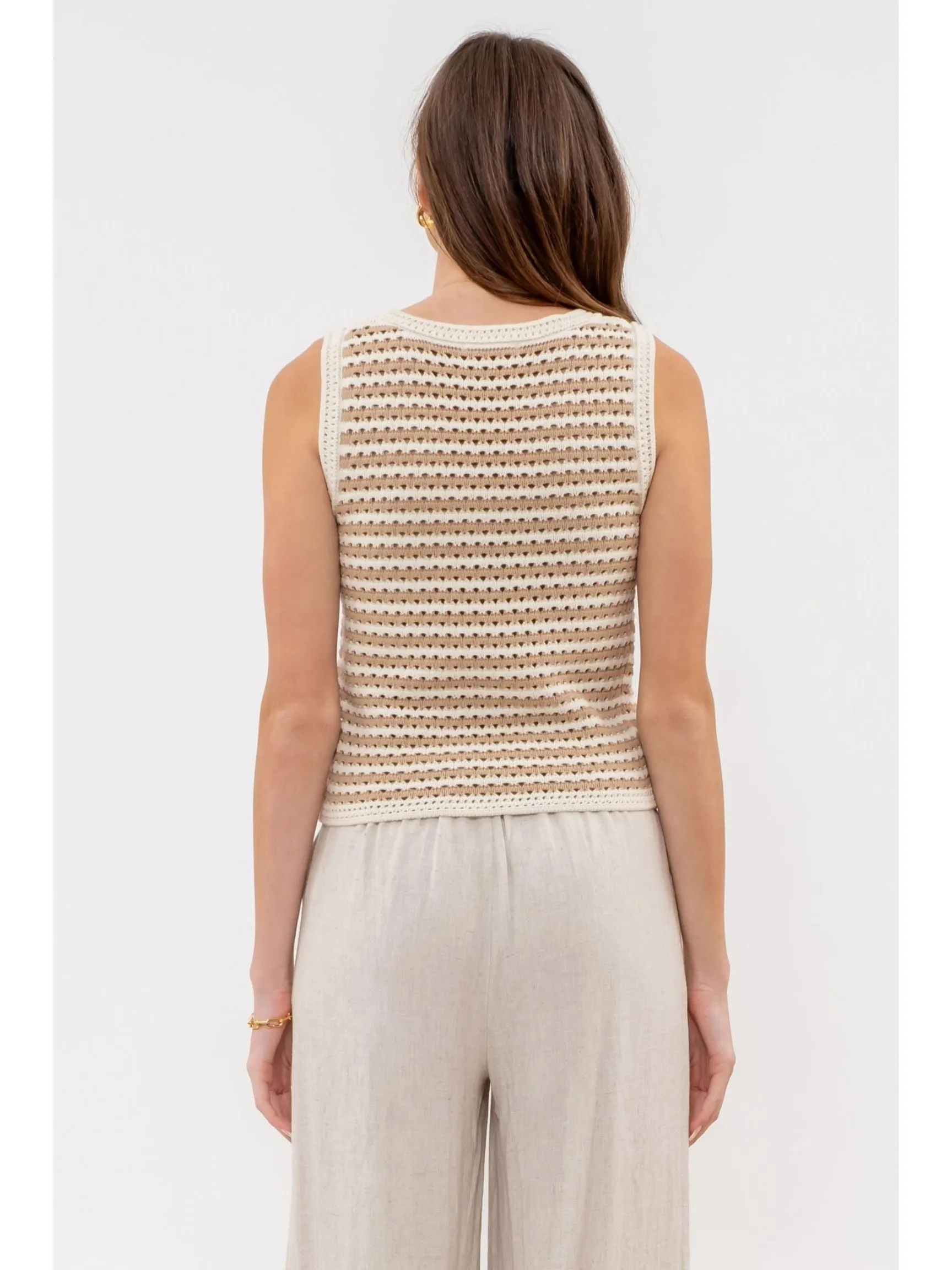 Topanga Girl Crochet Tank