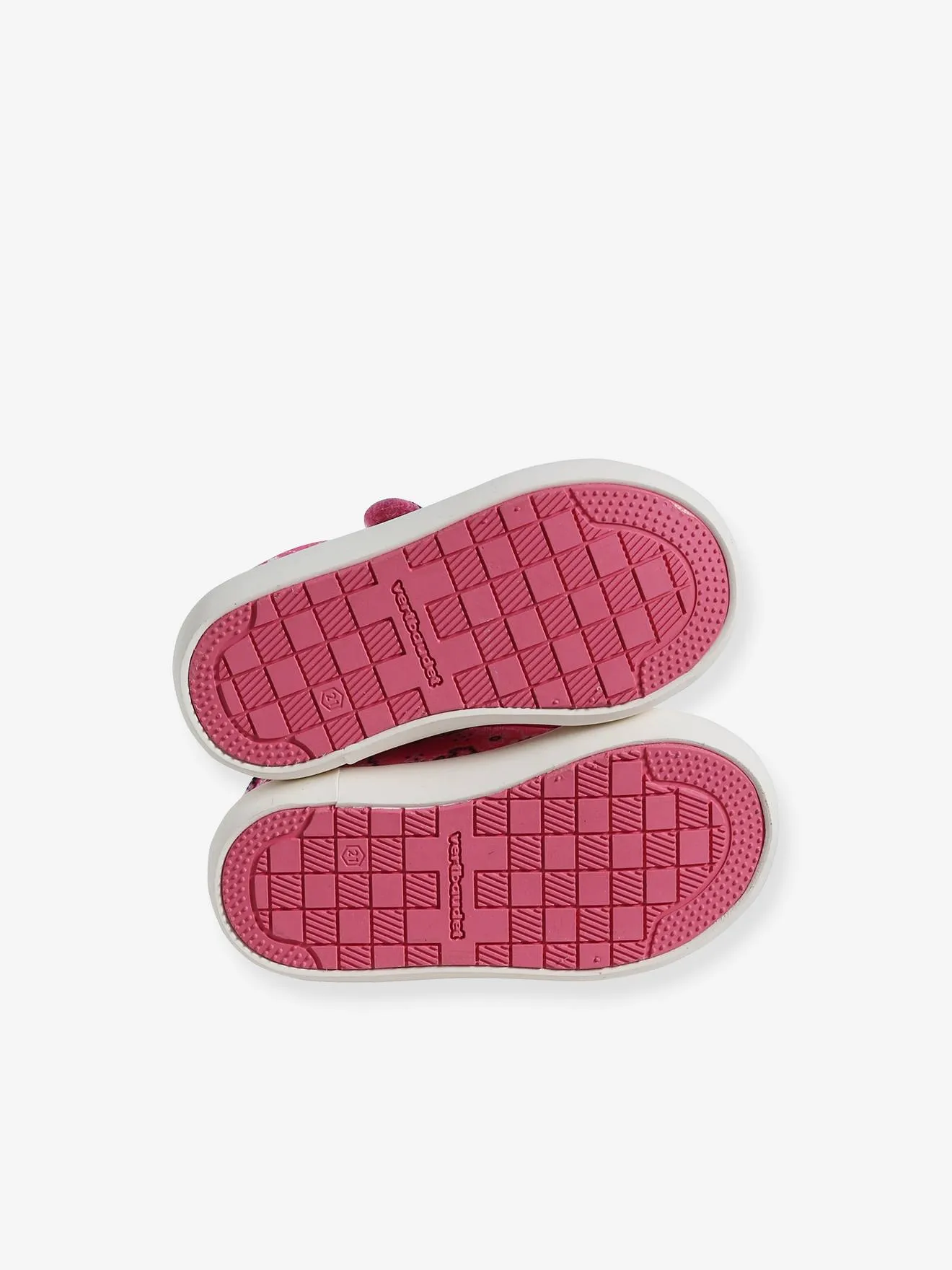 Touch-Fastening Trainers in Canvas for Baby Girls - printed pink