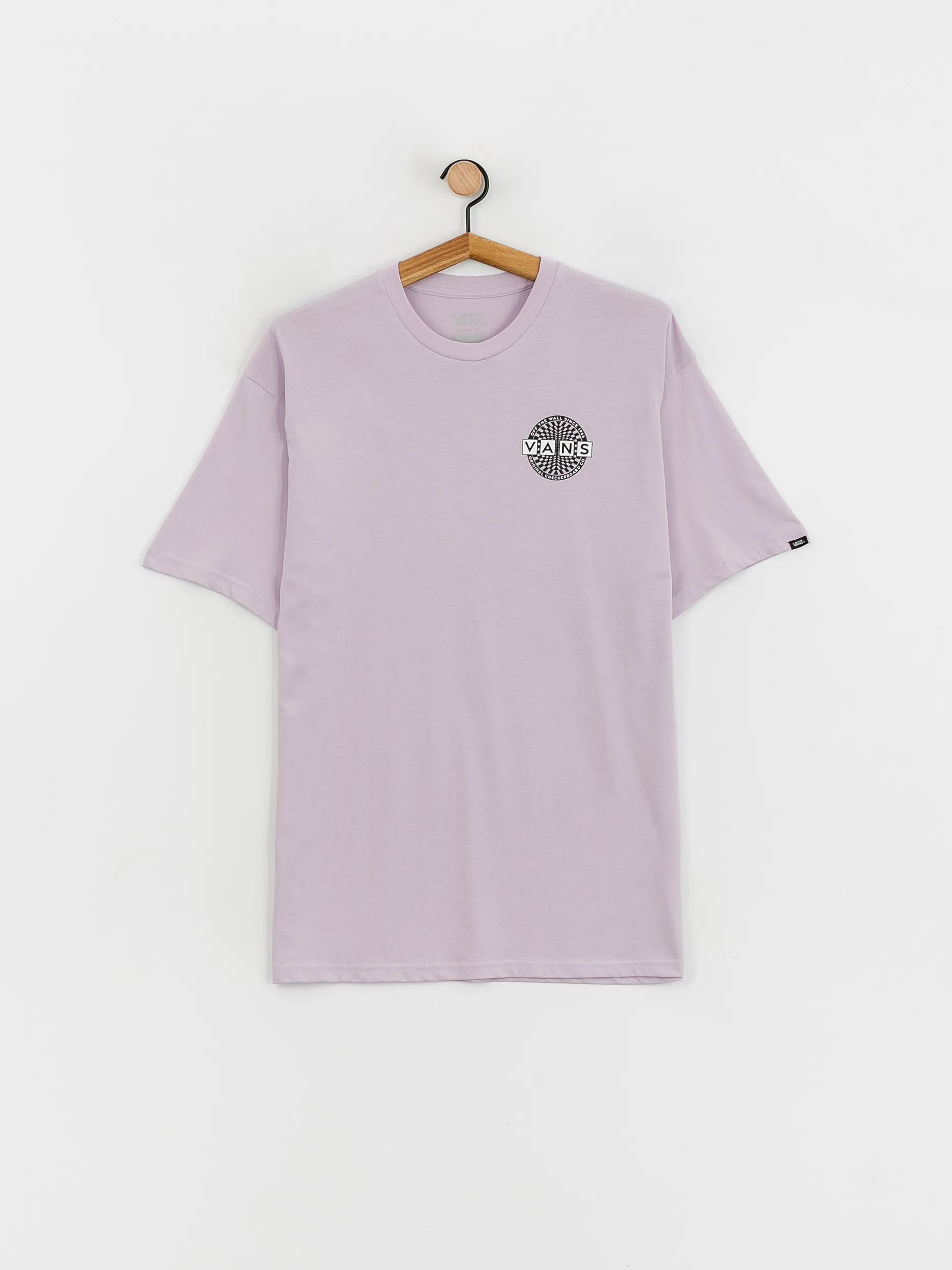 Vans Warped Checkerboard Logo T-shirt (lavender frost)