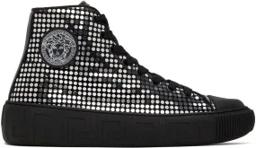 Versace Black Greca Sneakers