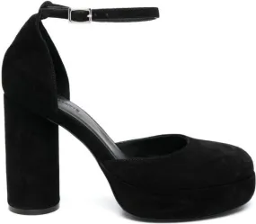 Vic Matie 105mm heeled suede sandals Black