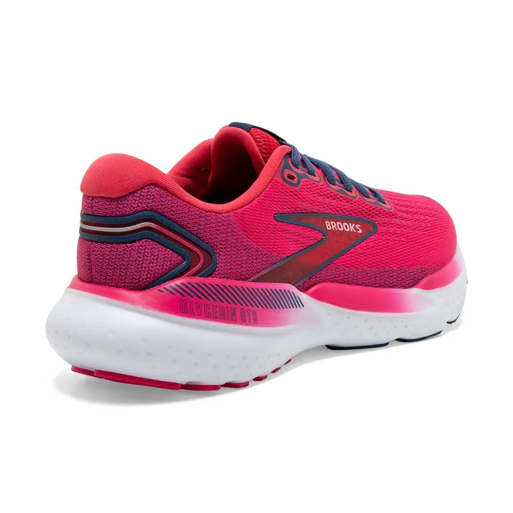 Women's Glycerin GTS 21 Running Shoe - Raspberry/Estate Blue - Regular (B)