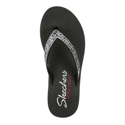 Women's Skechers Meditation Lotus Bae Flip Flop Sandals