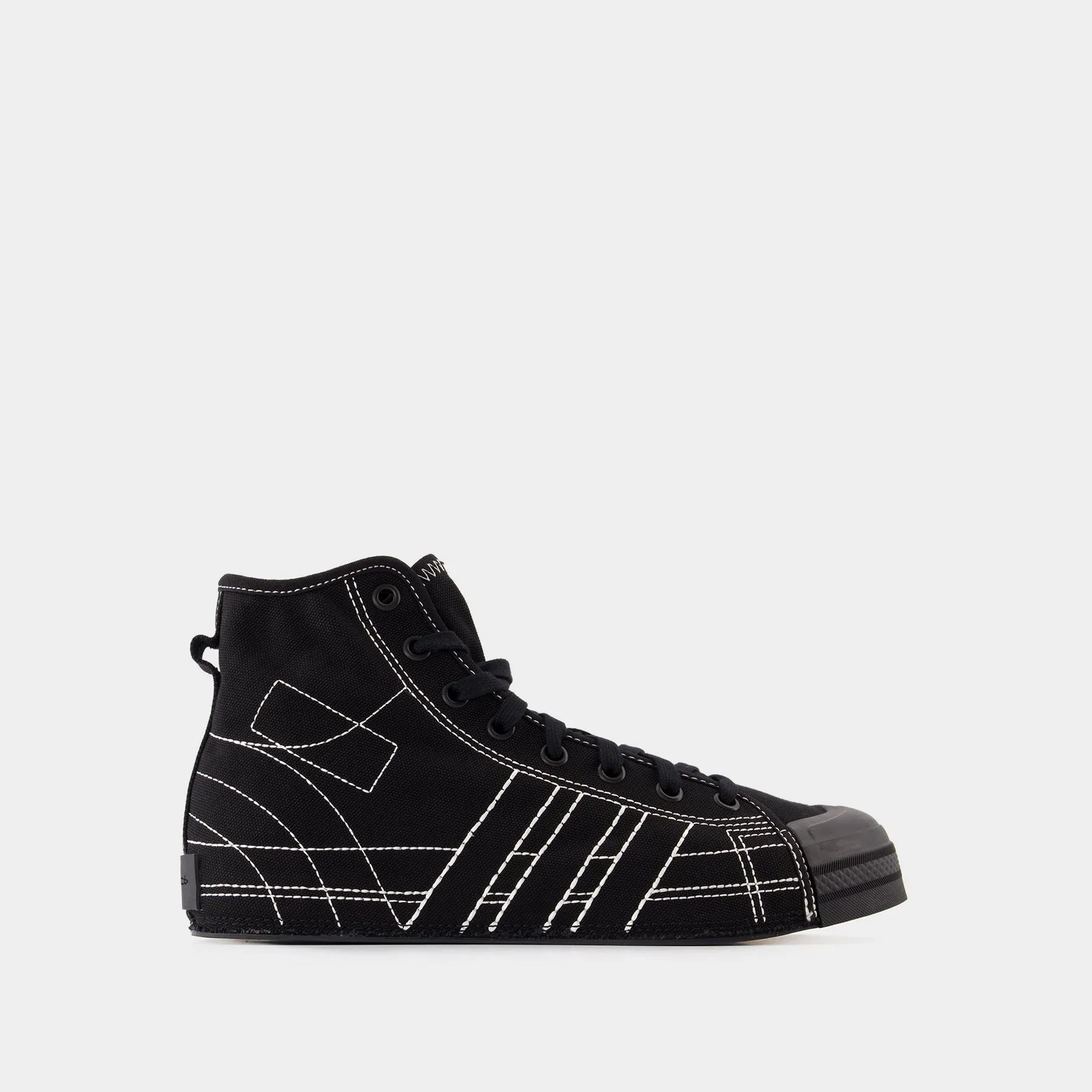 Y-3  Nizza Hi Sneakers - Y-3 - Leather - Black