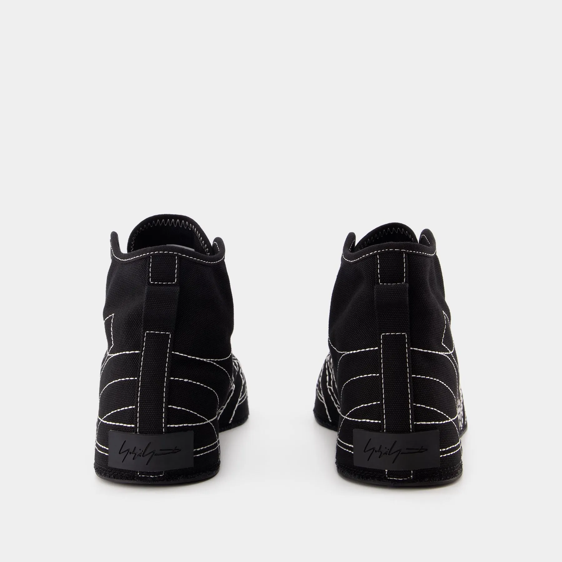 Y-3  Nizza Hi Sneakers - Y-3 - Leather - Black