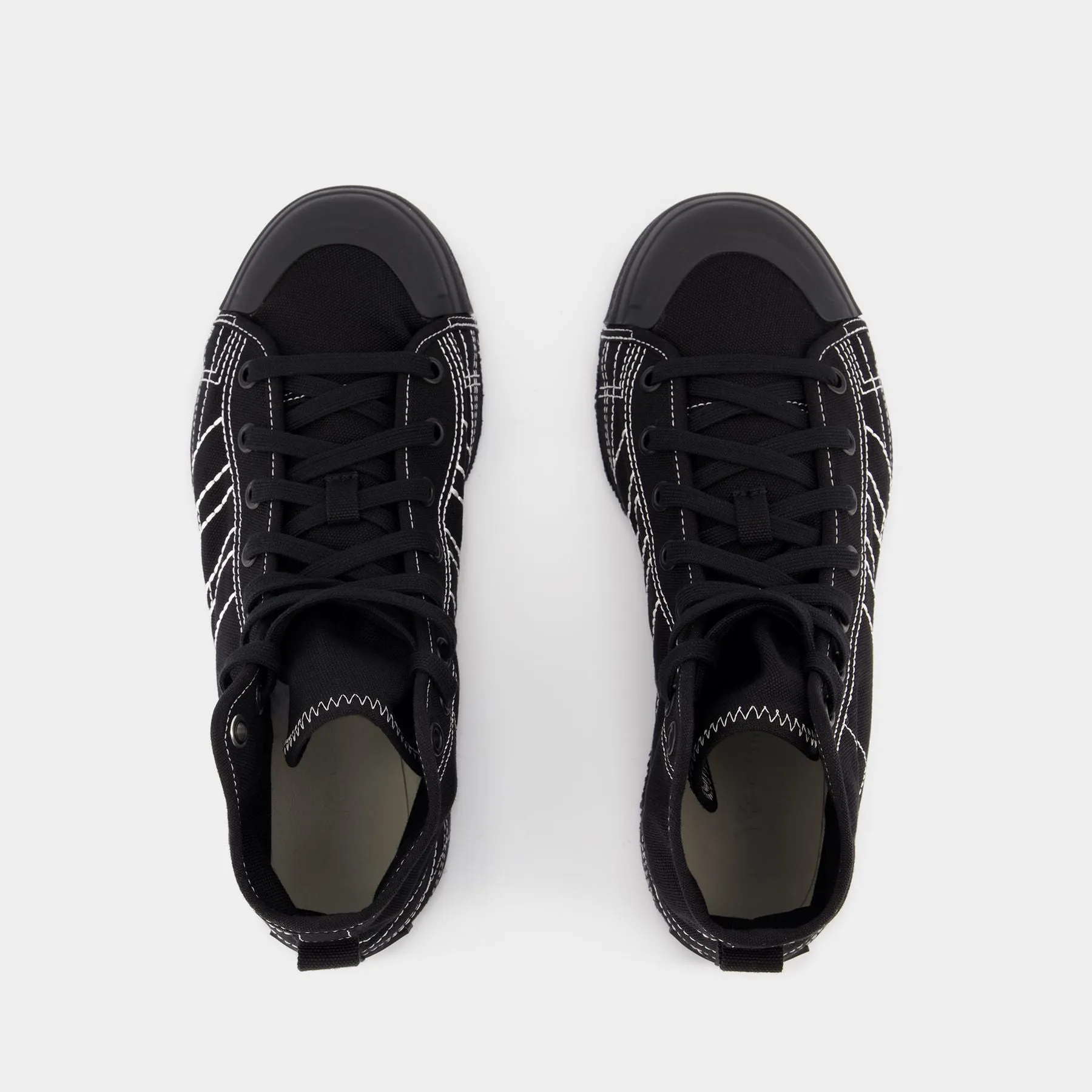 Y-3  Nizza Hi Sneakers - Y-3 - Leather - Black