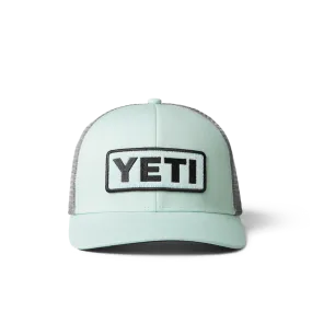 YETI Logo Badge Trucker Hat-Ice Mint