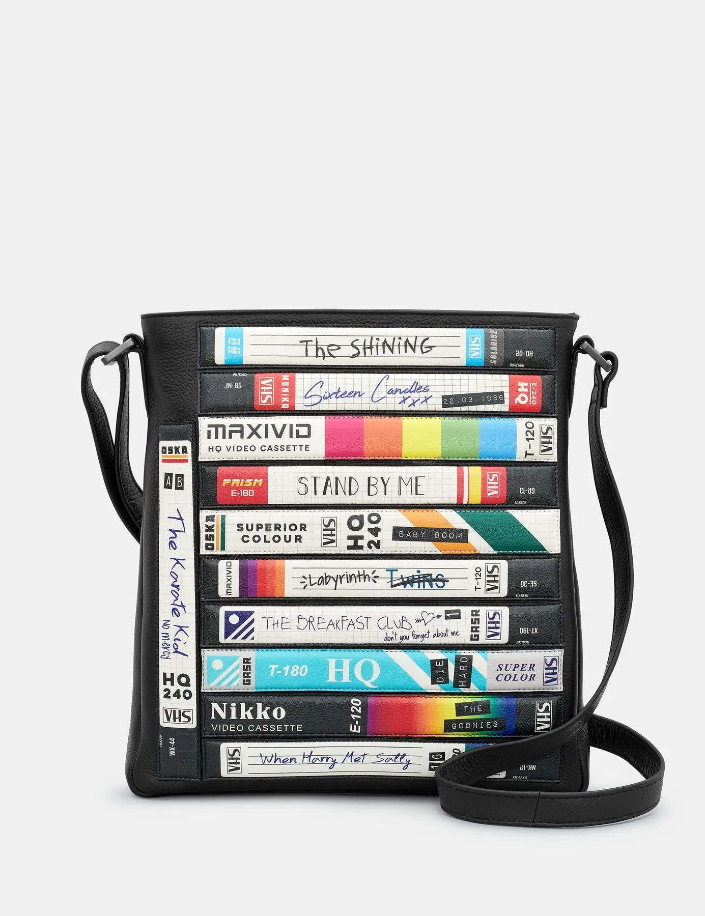 Yoshi - 'Be Kind Rewind' 80's Leather Cross Body Bag