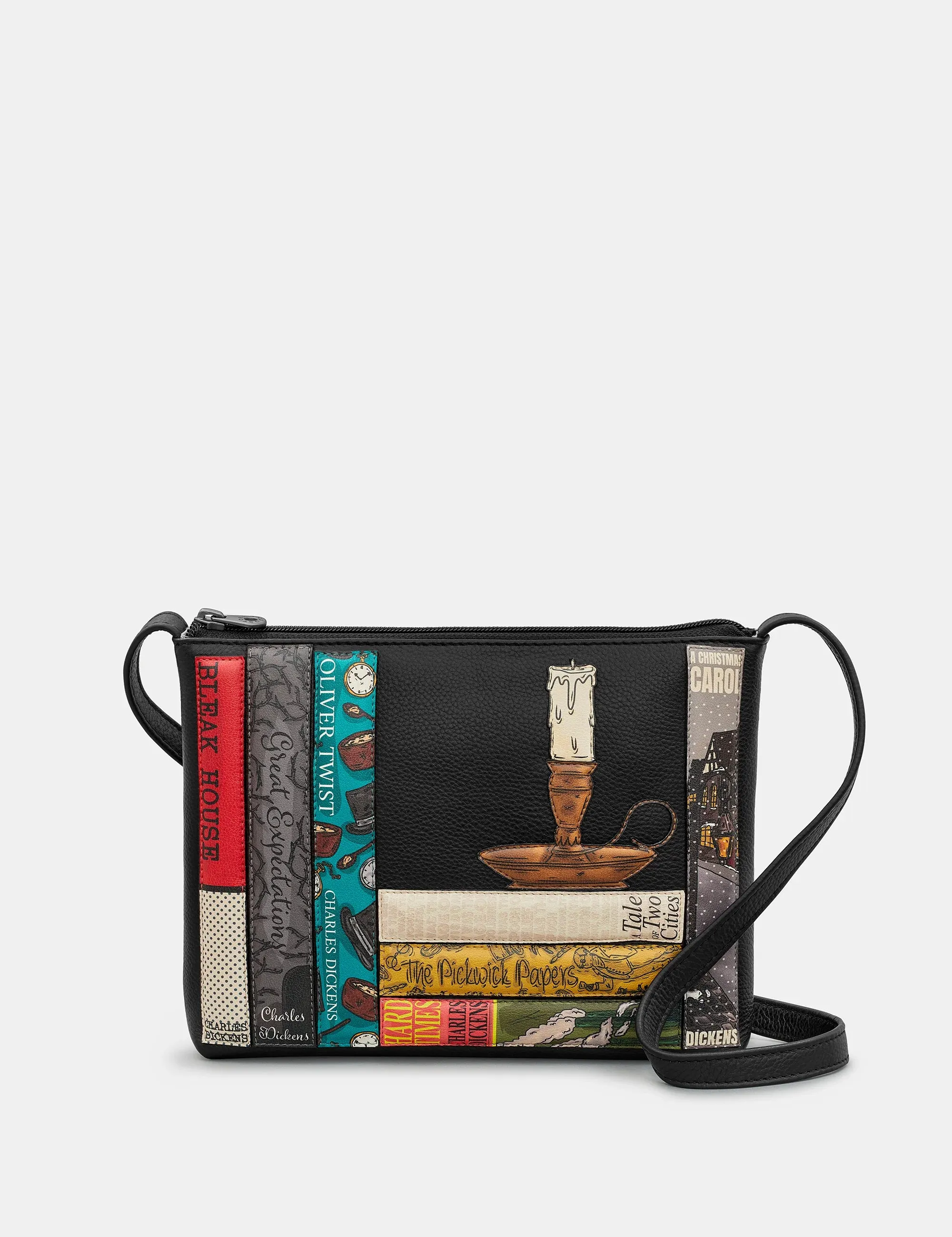 Yoshi - Dickens Bookworm Leather Cross Body Bag