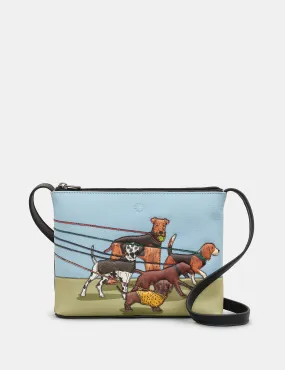 Yoshi - Dog Walk Leather Cross Body Bag